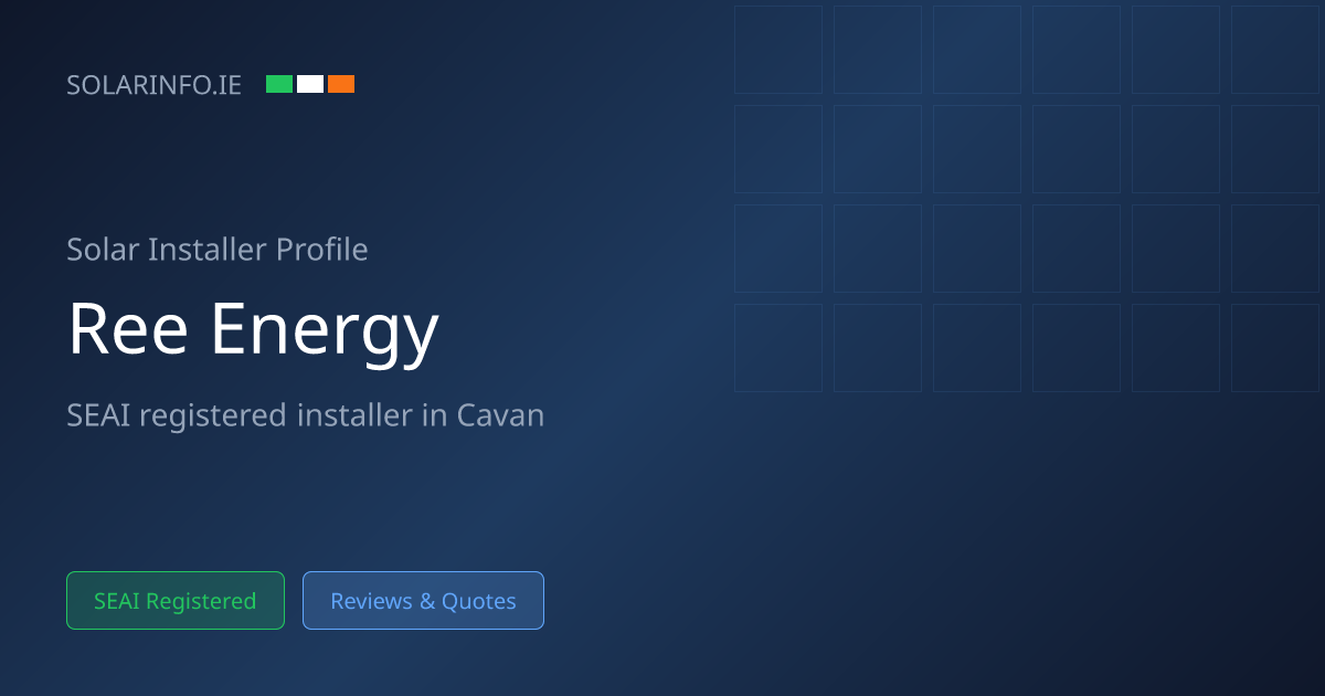 Solar Installer Cavan: REenergy Electrical | Solar Info