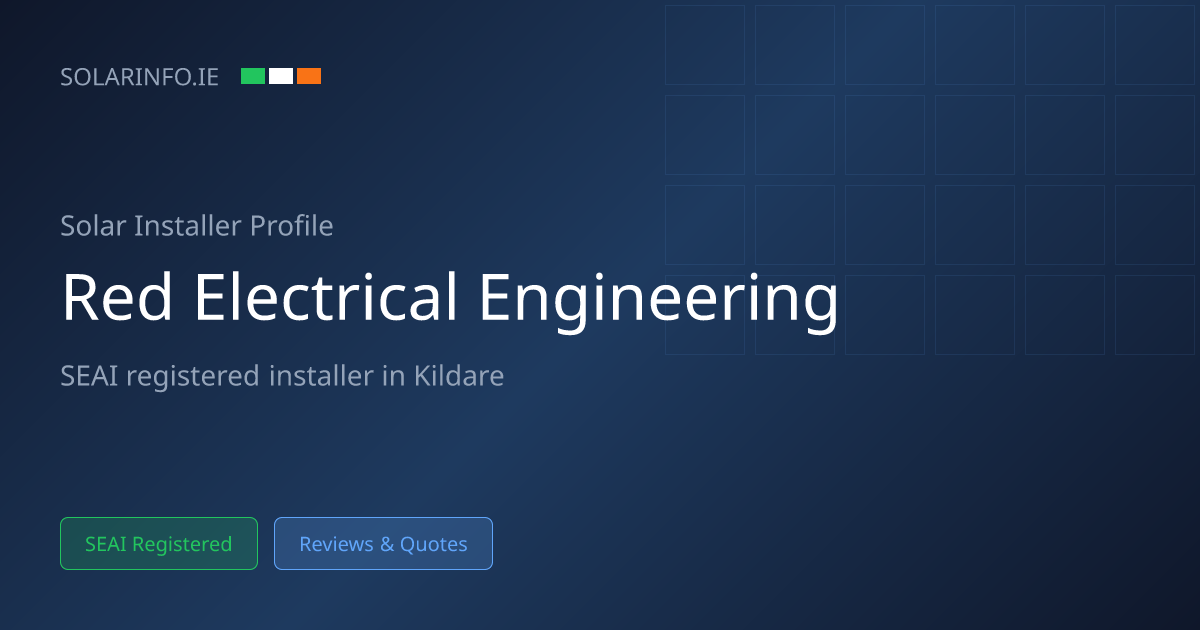 Solar Installer Kildare: Red Electrical Engineering Ltd 5★ (2 Reviews ...