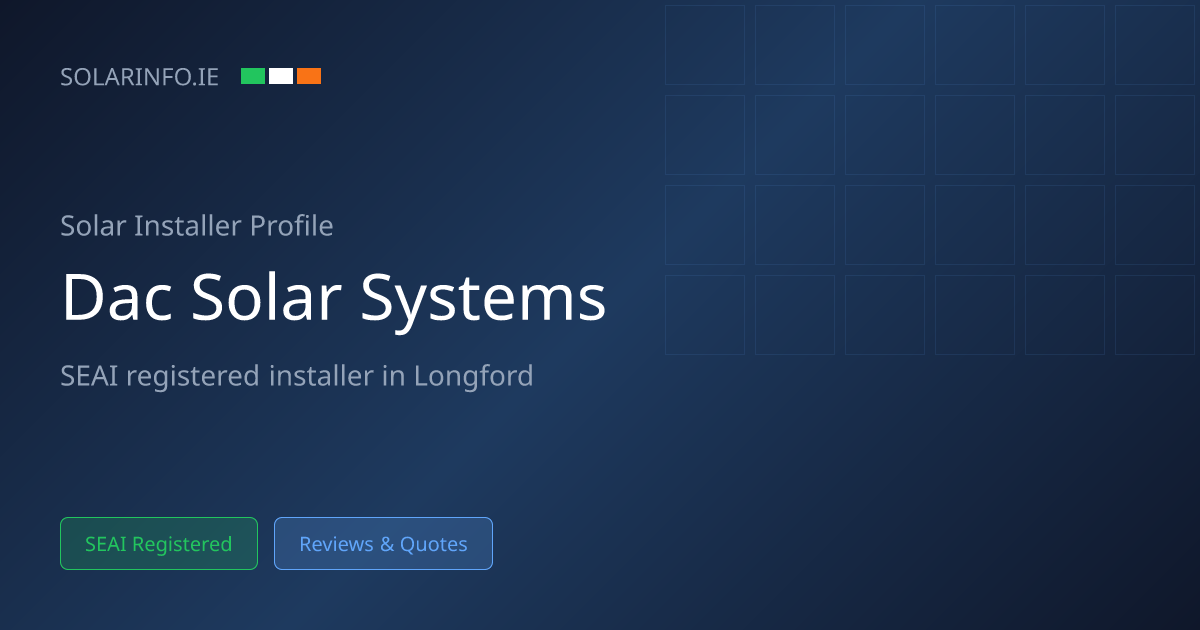 Solar Installer Longford: DAC Solar Systems T/A Stephen Kennedy ...