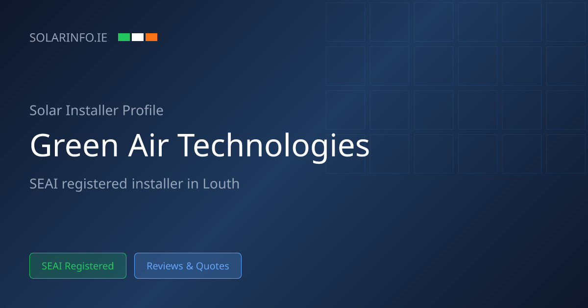 Solar Installer Louth: Green Air Technologies Ltd 4.4★ (7 Reviews ...