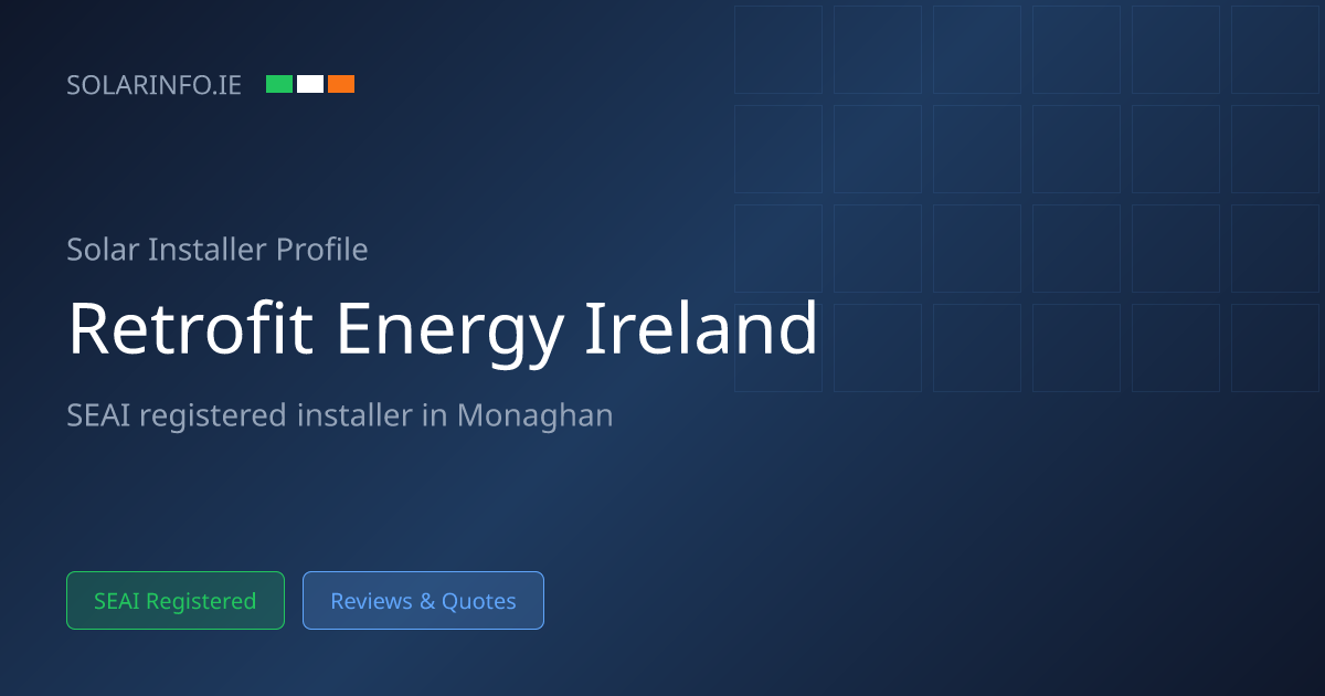 Solar Installer Monaghan: Retrofit Energy Ireland 3★ (5 Reviews ...