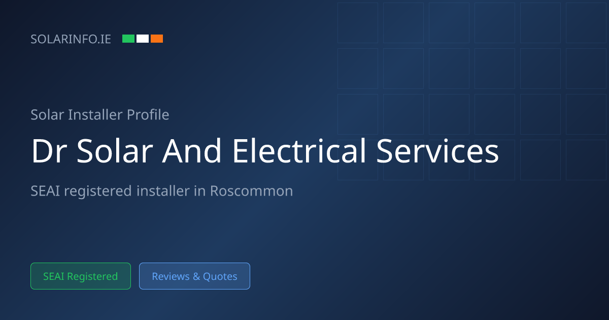 Solar Installer Roscommon: DR Solar and Electrical Services Ltd | Solar ...